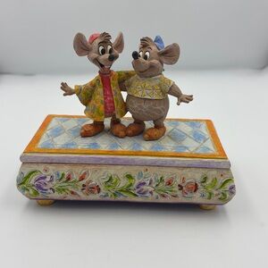 Jim Shore Disney Traditions Trinket Box Bosom Buddies